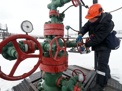 حقل ياركتا النفطي في منطقة إيركوتسك في جنوب وسط روسيا - REUTERS