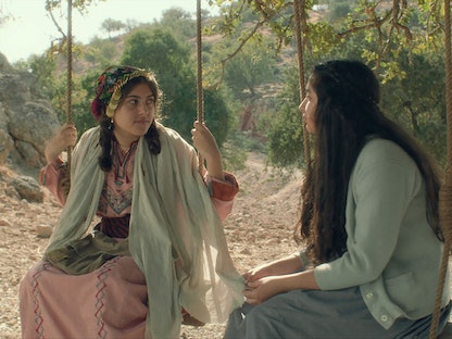 مشهد من فيلم "فرحة" للمخرجة الفلسطينية دارين سلام- - المكتب الإعلامي لمهرجان البحر الأحمر السينمائي