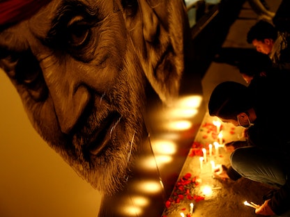 عراقيون يحيون الذكرى الأولى لاغتيال قاسم سليماني - REUTERS