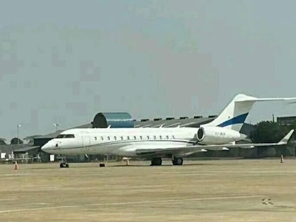 صورة نشرتها صحيفة "Kalemba" للطائرة التي أوقفتها السلطات في زامبيا. 