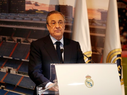 رئيس نادي ريال مدريد فلورينتينو بيريز - REUTERS