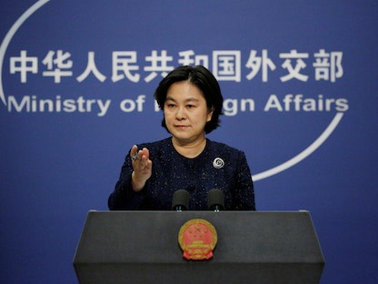 المتحدثة باسم وزارة الخارجية الصينية هوا تشون ينج - REUTERS