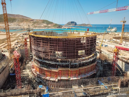 أعمال الإنشاءات في مشروع محطة "أكويو" للطاقة النووية جنوبي تركيا - akkuyu.com