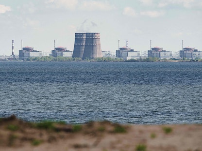 محطة زابوروجيا للطاقة النووية في أوكرانيا - 27 أبريل 2022 - AFP