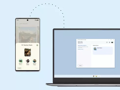 خدمة جوجل Nearby Share لنقل الملفات - Google
