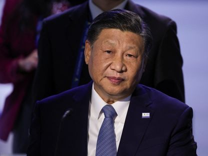 الرئيس الصيني شي جين بينج يحضر قمة التعاون الاقتصادي لآسيا والمحيط الهادئ (APEC) في سان فرانسيسكو، كاليفورنيا، الولايات المتحدة. 17 نوفمبر 2023 - REUTERS