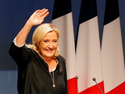 مارين لوبان زعيمة اليمين المتطرف في فرنسا - REUTERS
