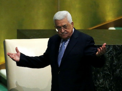 الرئيس الفلسطيني محمود عباس - نيويورك - 20 سبتمبر 2017 - REUTERS