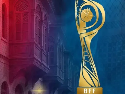 الملصق الدعائي للدورة الثانية لمهرجان بغداد السينمائي الدولي - المكتب الإعلامي للمهرجان