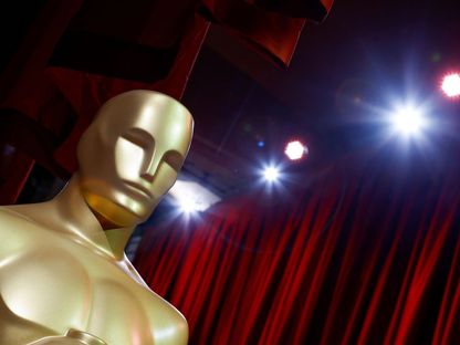 تمثال أوسكار بمسرح دولبي مع استمرار الاستعدادات لجوائز الأوسكار الـ 95 في لوس أنجلوس، كاليفورنيا، 11 مارس 2023. - REUTERS