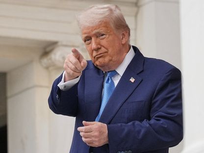 الرئيس الأميركي دونالد ترمب في أرلينجتون بولاية فرجينيا. 26 مايو 2025 - Reuters