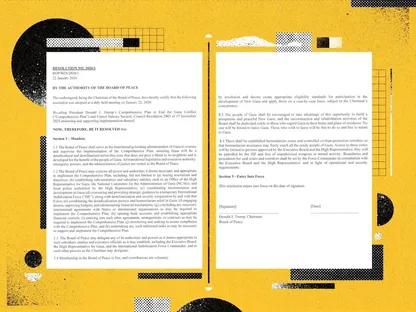 "المجلة" تنشر النص الحرفي لأول قرار لرئيس "مجلس السلام" دونالد ترمب