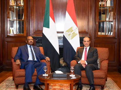 وزير الخارجية المصري بدر عبد العاطي يستقبل نظيره السوداني محي الدين سالم في القاهرة. 29 أكتوبر 2025 - الشرق