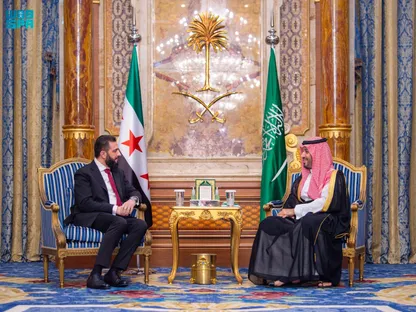 ولي العهد السعودي يبحث مع الرئيس السوري المستجدات في المنطقة