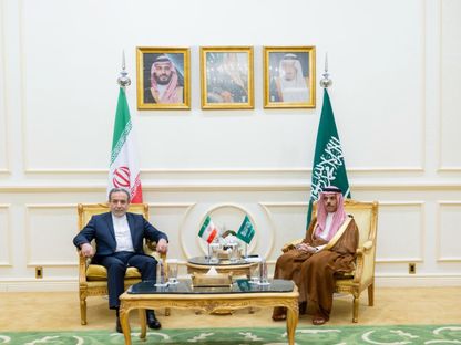 وزير الخارجية السعودي الأمير فيصل بن فرحان يستقبل نظيره الإيراني عباس عراقجي في جدة 10 مايو 2025 - @KSAMOFA