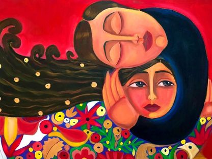 عمل فني للفنانة الفلسطينية ملاك مطر - الشرق