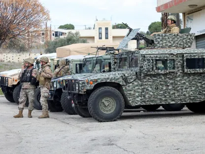 جنود من الجيش اللبناني قرب قرية كفركلا جنوب لبنان. 26 يناير 2025 - Reuters