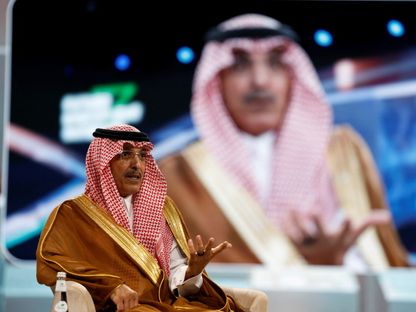 وزير المالية السعودي محمد الجدعان يحضر مبادرة مستقبل الاستثمار (FII) في الرياض. 30 أكتوبر 2024 - Reuters