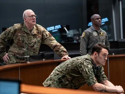 لقطة من فيلم A House of Dynamite الذي تعرضه منصة "نتفليكس". 25 أكتوبر 2025 - @NetflixTudum