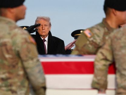 ترمب يحضر مراسم إعادة جثامين ثلاثة أميركيين سقطوا في سوريا