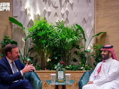 ولي العهد السعودي يبحث تطورات الأوضاع الإقليمية والدولية مع السيناتور الأميركي كريس مورفي
