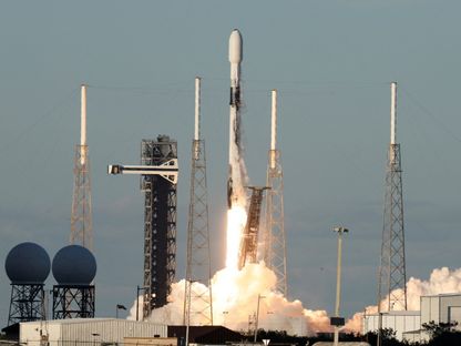 صاروخ Falcon 9 ينطلق في مهمة USSF-124 التابعة لقوة الفضاء الأميركية بولاية فلوريدا. 14 فبراير 2024 - REUTERS