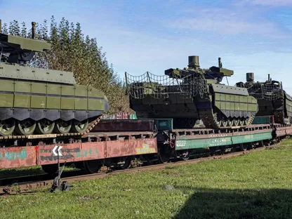 مركبات الدعم القتالي للدبابات من طراز BMPT Terminator المدرعة. 1 أكتوبر 2025 