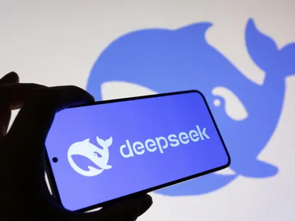 شعار شركة Deepseek الصينية. 29 يناير 2025 - REUTERS
