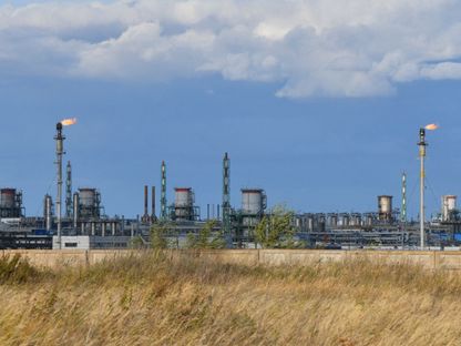 مصنع أورينبورج لمعالجة الغاز التابع لشركة غازبروم بمدينة أورينبورج في روسيا. 1 سبتمبر 2023 - REUTERS - REUTERS