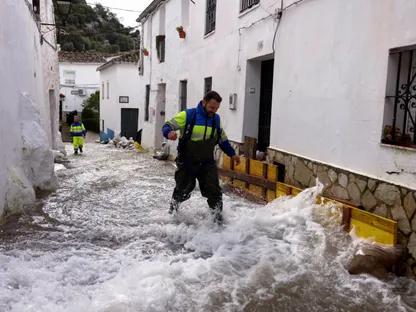 إسبانيا والبرتغال.. العواصف تعطل وسائل النقل وتغلق المدارس