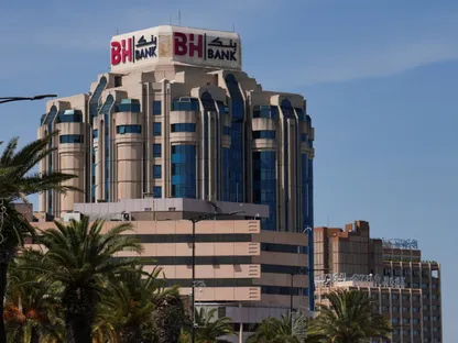 صورة للواجهة الخارجية لبنك BH في تونس العاصمة. 11أبريل 2025 - reuters