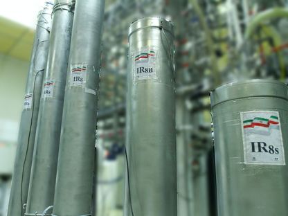 أجهزة لتخصيب اليورانيوم في محطة نطنز النووية الإيرانية - 4 نوفمبر 2019 - AFP