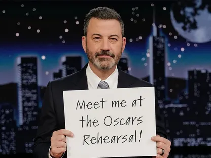 جيمي كيميل خلال حلقة من برنامجه جيمي كميل لايف - jimmykimmel