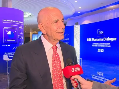 المبعوث الأميركي إلى سوريا ولبنان توم باراك يتحدث إلى الشرق من منتدى حوار المنامة - الشرق