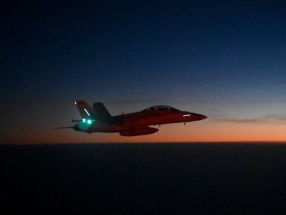 صورة نشرتها القيادة المركزية الأميركية لمقاتلة F/A-18 سوبر هورنت. 2 مارس 2025 - @CENTCOM