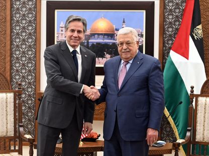عباس يرفض لقاء بلينكن احتجاجاً على الفيتو الأميركي في مجلس الأمن