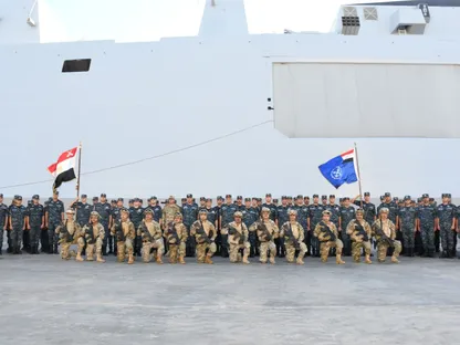 عناصر من القوات البحرية المصرية في تركيا للمشاركة فى التدريب البحرى المشترك المصرى التركى "بحر الصداقة 2025". 23 سبتمبر 2025 - facebook.com/EgyArmySpox