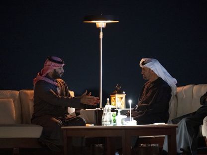 ولي العهد السعودي والرئيس الإماراتي يؤكدان أهمية مسار سلام على أساس "حل الدولتين"