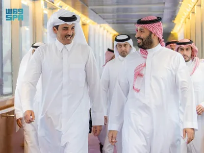 ولي العهد السعودي يلتقي أمير قطر في جدة