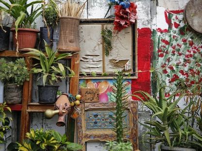 نباتات متنوعة أمام منزل في العاصمة المغربية الرباط - Reuters