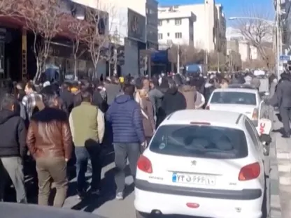 جانب من الاحتجاجات في العاصمة الإيرانية طهران. 30 ديسمبر 2025 - REUTERS