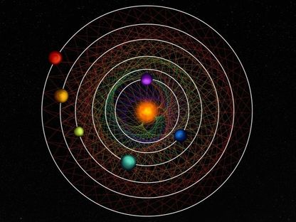 صورة توضيحية للنظام المكتشف حديثاً والمؤلّف من 6 كواكب خارج المجموعة الشمسية - esa.int