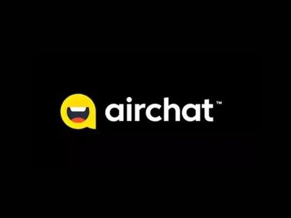 علامة AirChat التجارية كما تظهر بالتطبيق بعد إعادة إطلاقه بهويته الجديدة - Airchat