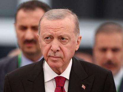 الرئيس التركي رجب طيب أردوغان يحضر قمة مجموعة العشرين في ريو دي جانيرو بالبرازيل. 19 نوفمبر 2024 - Reuters