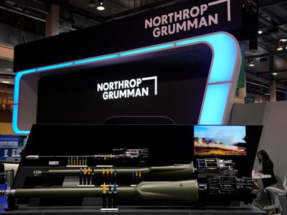 بنادق Bushmaster Chain Guns التي تصنعها شركة Northrop Grumman خلال معرض القوة العالمية لرابطة جيش الولايات المتحدة (AUSA) في الولايات المتحدة. 28 مارس 2023 - reuters