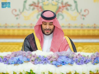 ولي العهد السعودي الأمير محمد بن سلمان خلال ترؤسه جلسة مجلس الوزراء. 17 سبتمبر 2024 - واس