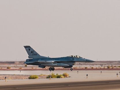مقاتلات أميركية من طراز F-16 تصل إلى منطقة مسؤولية القيادة المركزية الأميركية. 24 أكتوبر 2023 - twitter/CENTCOMArabic