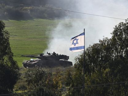 دبابة إسرائيلية على حدود قطاع غزة. 9 فبراير 2024 - Reuters