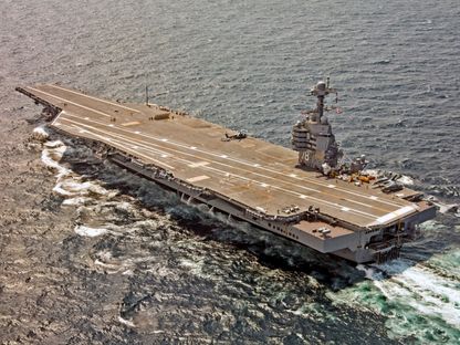 حاملة الطائرات الأميركية "يو إس إس جيرالد فورد" USS Gerald R. Ford - Reuters