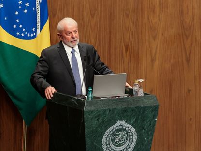 رئيس البرازيل يدعو من الجامعة العربية مجلس الأمن للاعتراف بفلسطين وإلغاء "الفيتو"